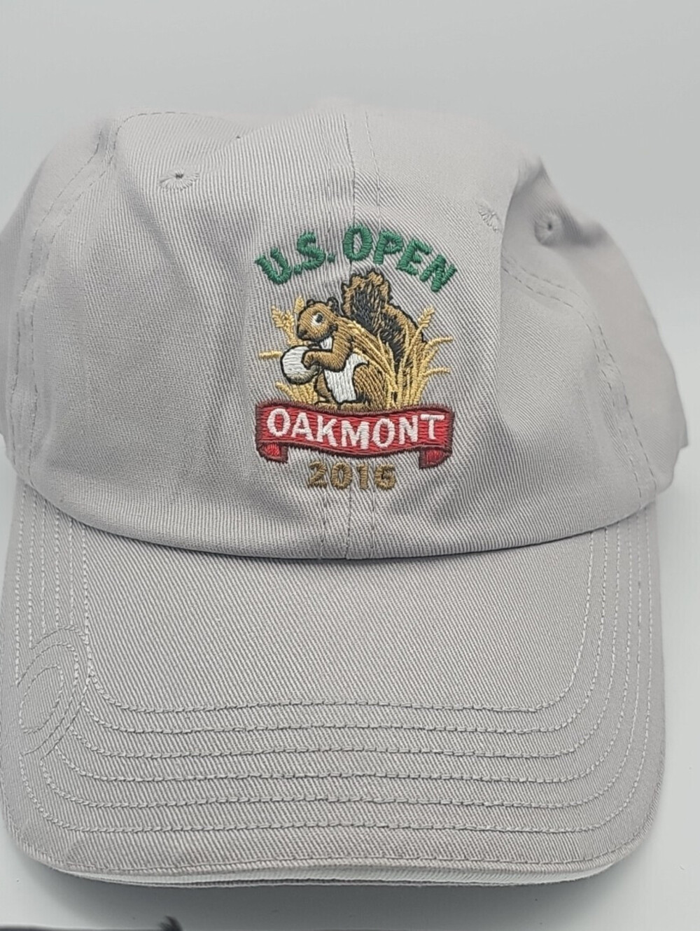 US Open Oakmont Hat 2016 USGA Member Adjustable Baseball Cap Gray One Size